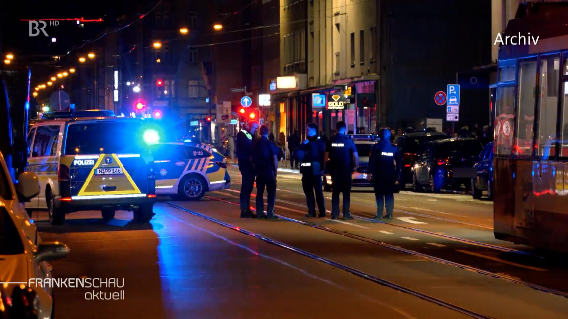 Polizeieinsatz in der Südstadt 2023.