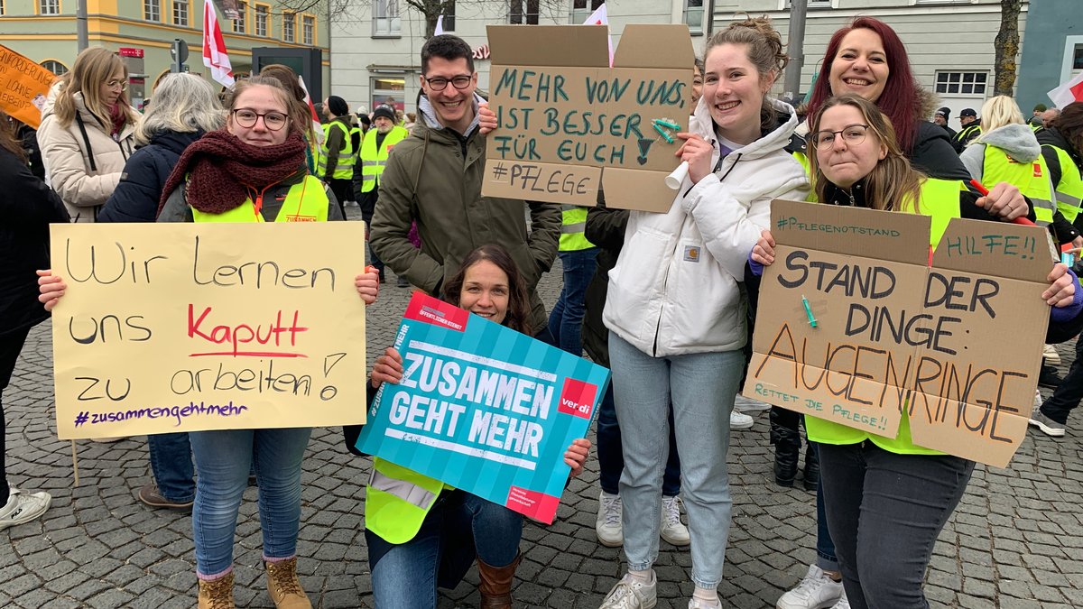 Tausende im Warnstreik: Bayernweit bleiben Kitas geschlossen