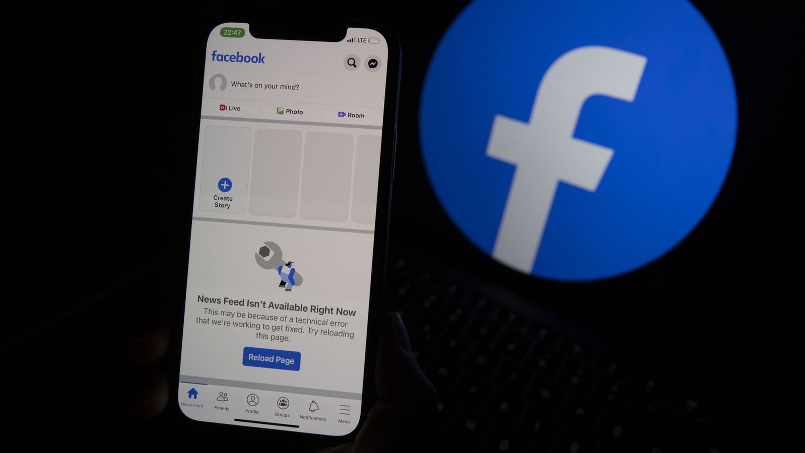 Facebook panne heute