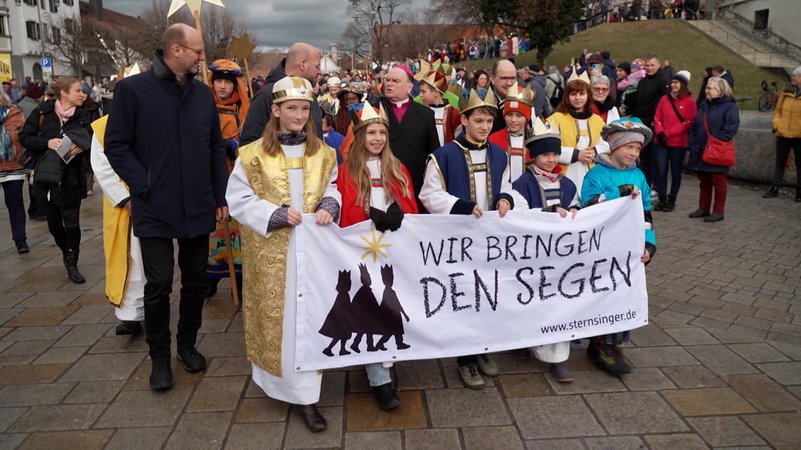 Bundesweite Sternsingeraussendung in Kempten im Bistum Augsburg