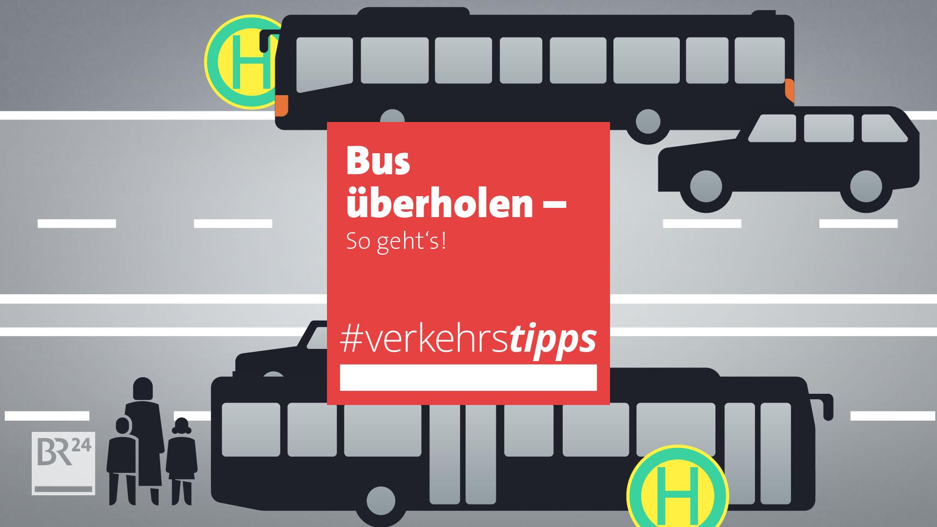 Diese Verkehrsregeln Gelten An Einer Bushaltestelle | BR24