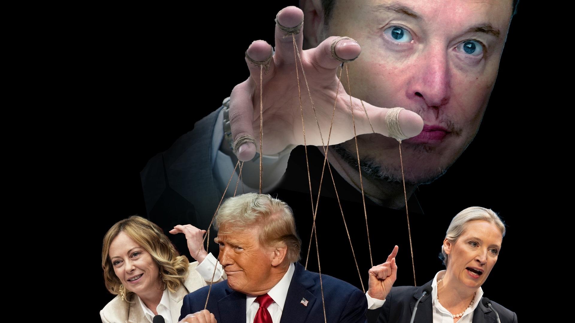 Auf seiner Plattform X, ehemals Twitter, spricht Elon Musk im Livestream mit Alice Weidel, macht Wahlwerbung für die AfD. Steckt ein größerer Plan dahinter?