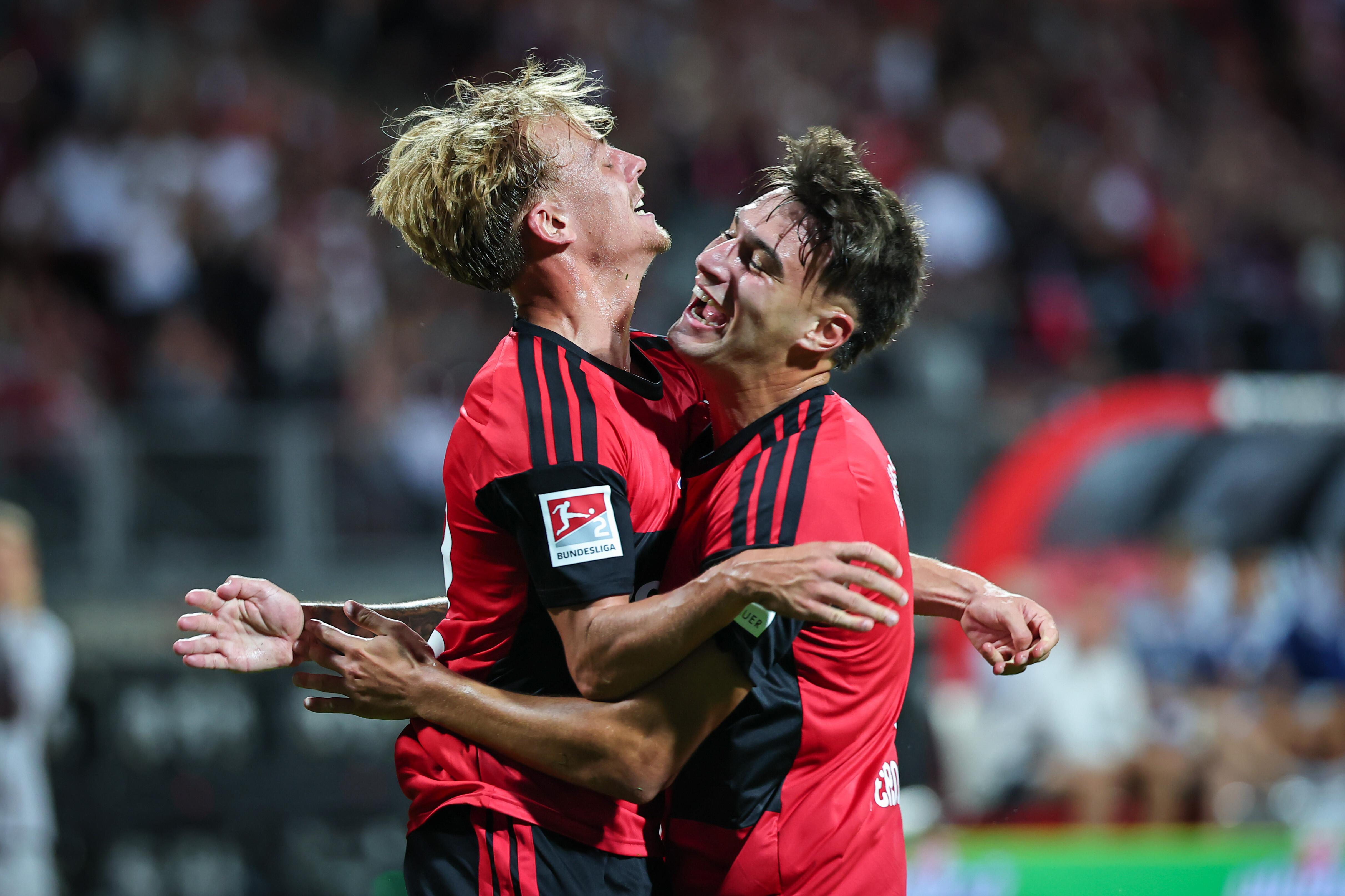 Der 1. FC Nürnberg hat einen souveränen Sieg eingefahren | Bild:picture alliance/dpa | Daniel Karmann
