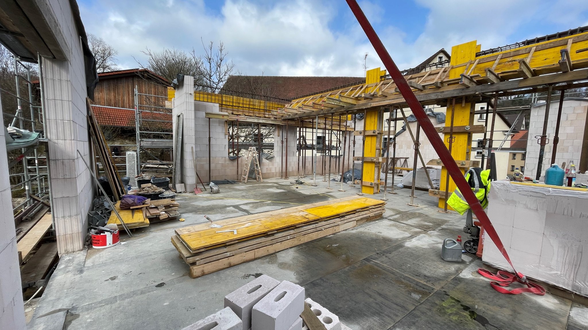 Baustelle der Brauerei Elch in der Fränkischen Schweiz