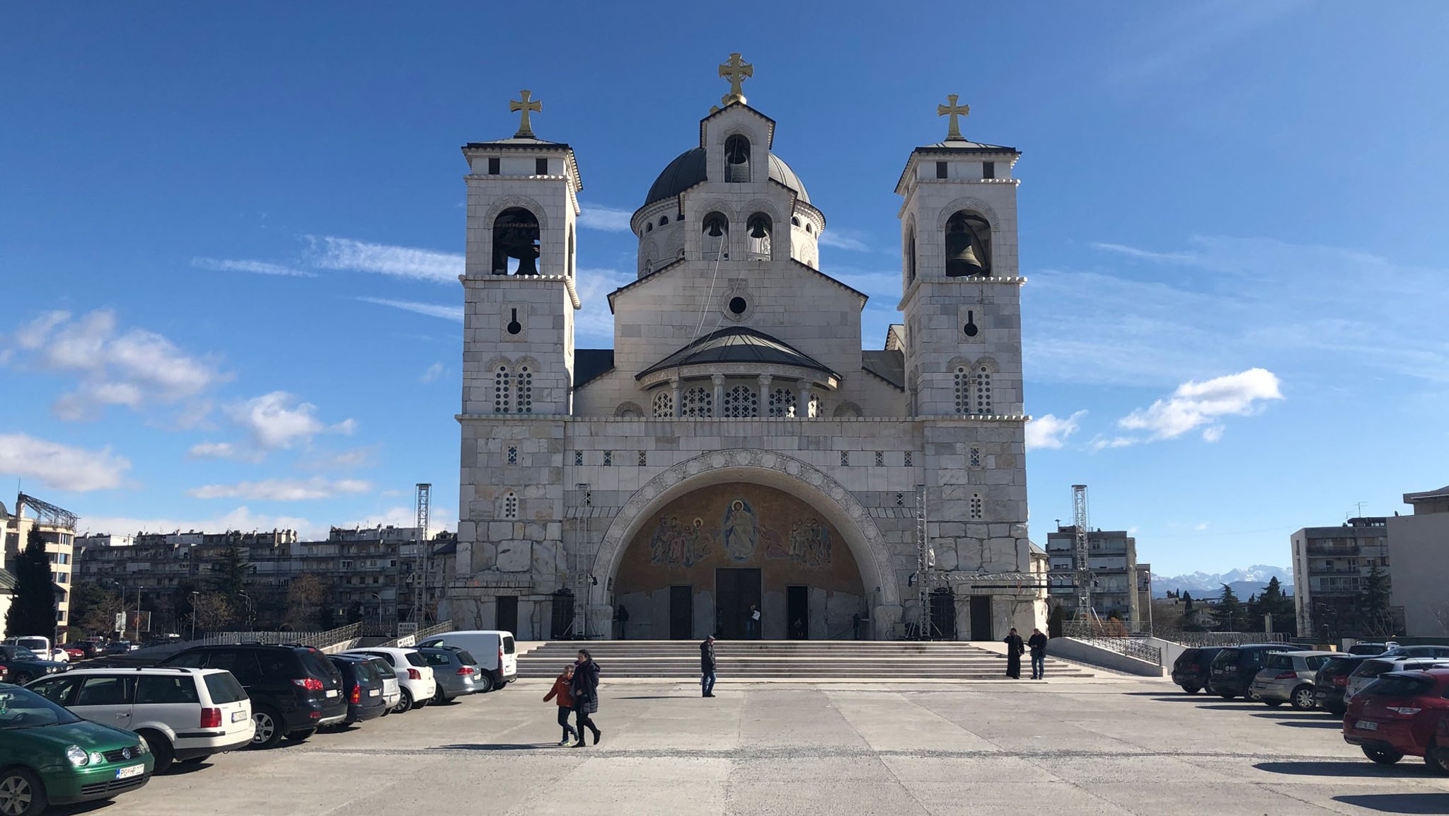 Eine Kirche in Podgorica.