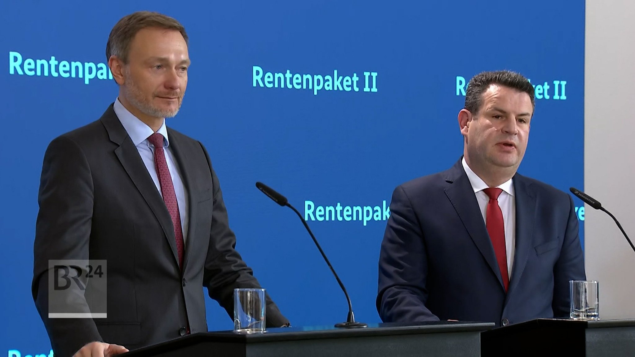 Lindner und Heil stellen Aktienrente vor