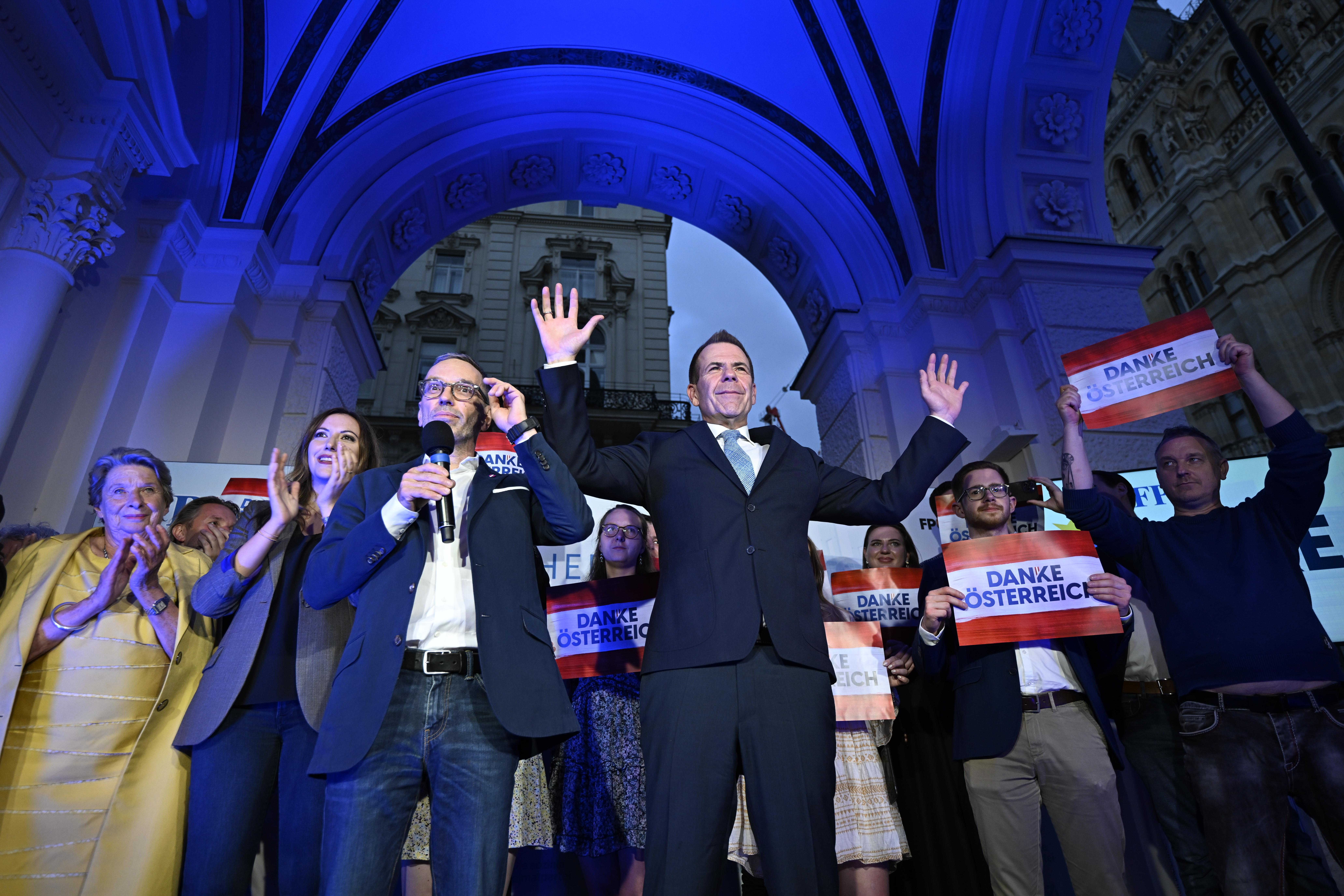 Die FPÖ hat bei der Europawahl in Österreich am besten abgeschnitten