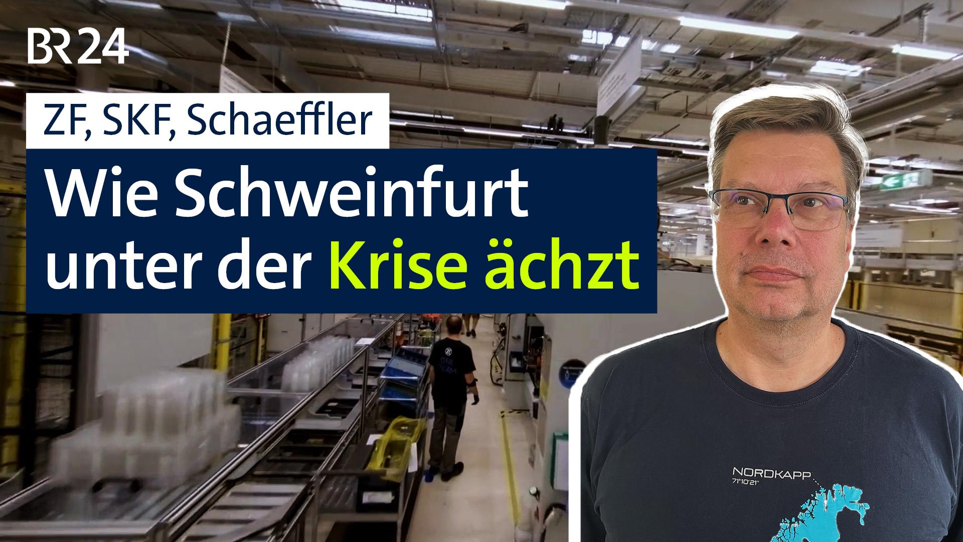 Tausende Jobs in Schweinfurt stehen auf der Kippe. Auch Dieter Manske, Ingenieur bei ZF, macht sich Sorgen. 