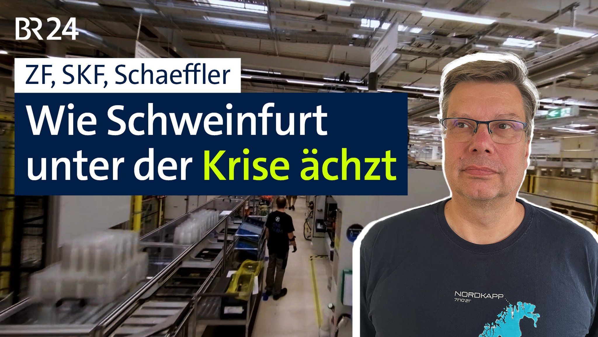 Tausende Jobs in Schweinfurt stehen auf der Kippe. Auch Dieter Manske, Ingenieur bei ZF, macht sich Sorgen. 