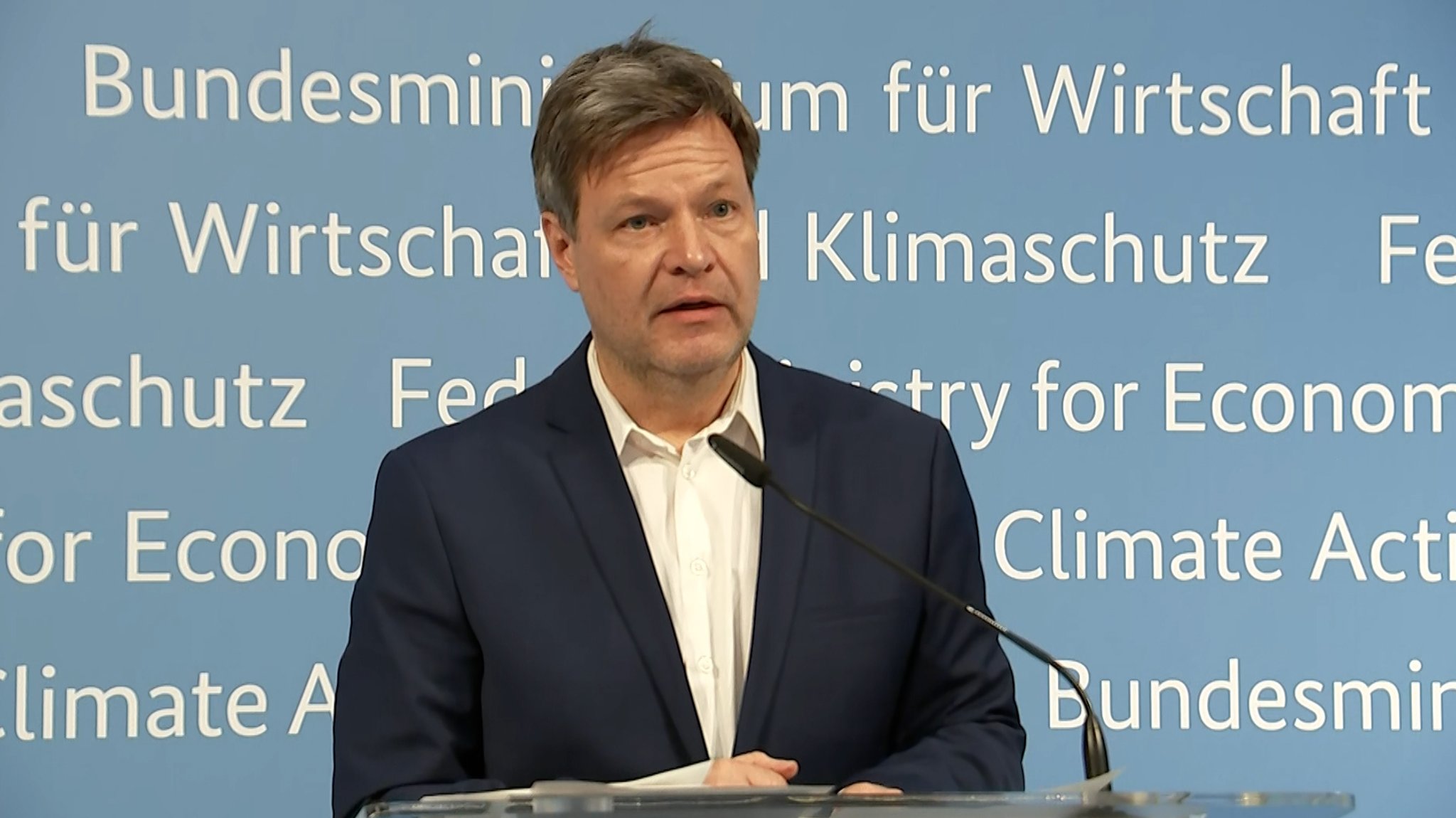 Bundeswirtschaftsminister Robert Habeck (Grüne)