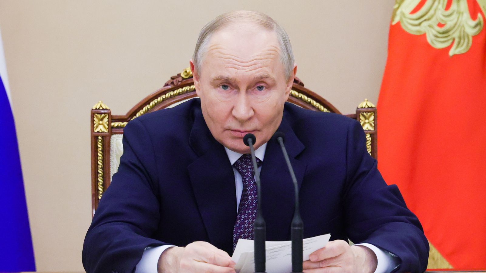 Ukraine-Ticker: Putin beklagt Angriffe Kiews auf Infrastruktur