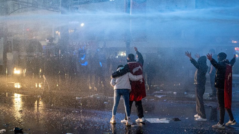 26.3.2025: Protest in Ankara | Bild: picture alliance / Sipa USA | SOPA Images 26.3.2025: Protest in Ankara