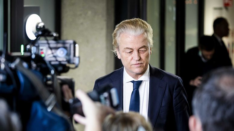 In den Niederlanden haben sich der radikal-rechte Populist Geert Wilders und drei weitere rechte Parteien auf eine neue Koalition geeinigt.  | Bild:picture alliance/ANP/Sem van der Wal