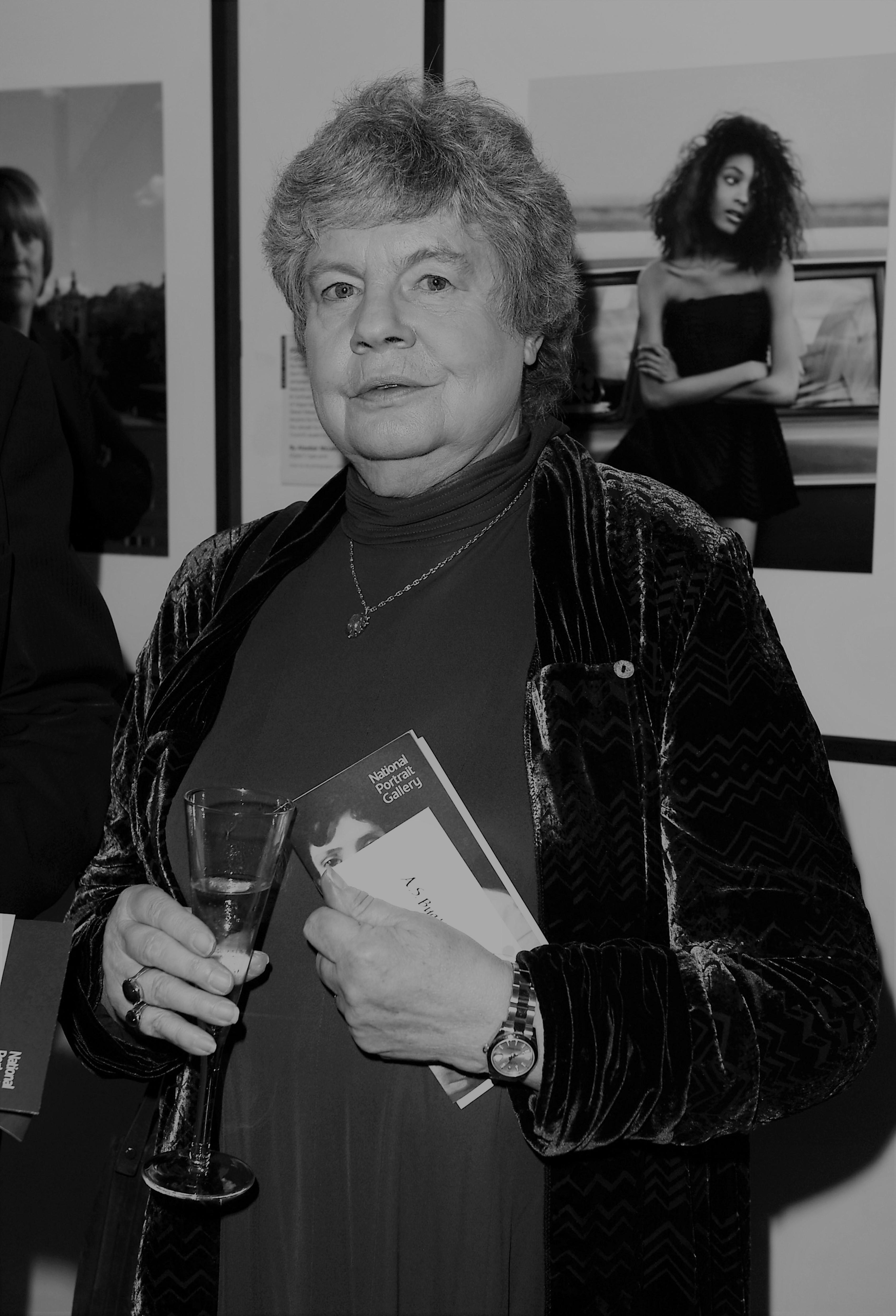 Die britische Schriftstellerin AS Byatt als Gast bei der National Portrait Gallery Portrait Gala in London. | Bild:picture-alliance/ dpa | Matt Crossick
