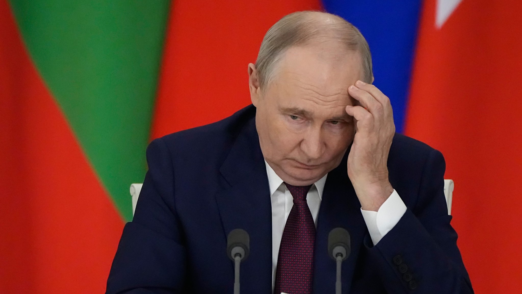 Putin - Archivbild vom 18.08.2026. | Bild: dpa-Bildfunk/Alexander Zemlianichenko Putin - Archivbild vom 18.08.2026.