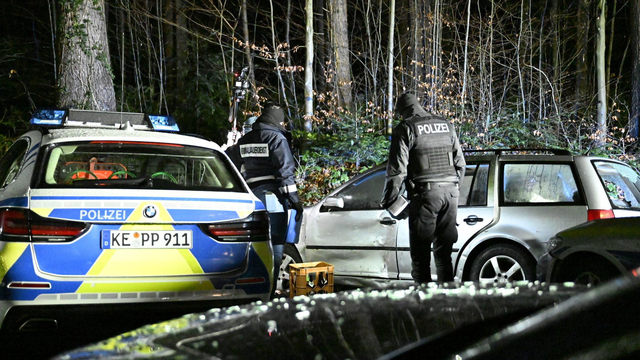 Verfolgungsjagd bei Lindau: Polizei stellt Waffen sicher