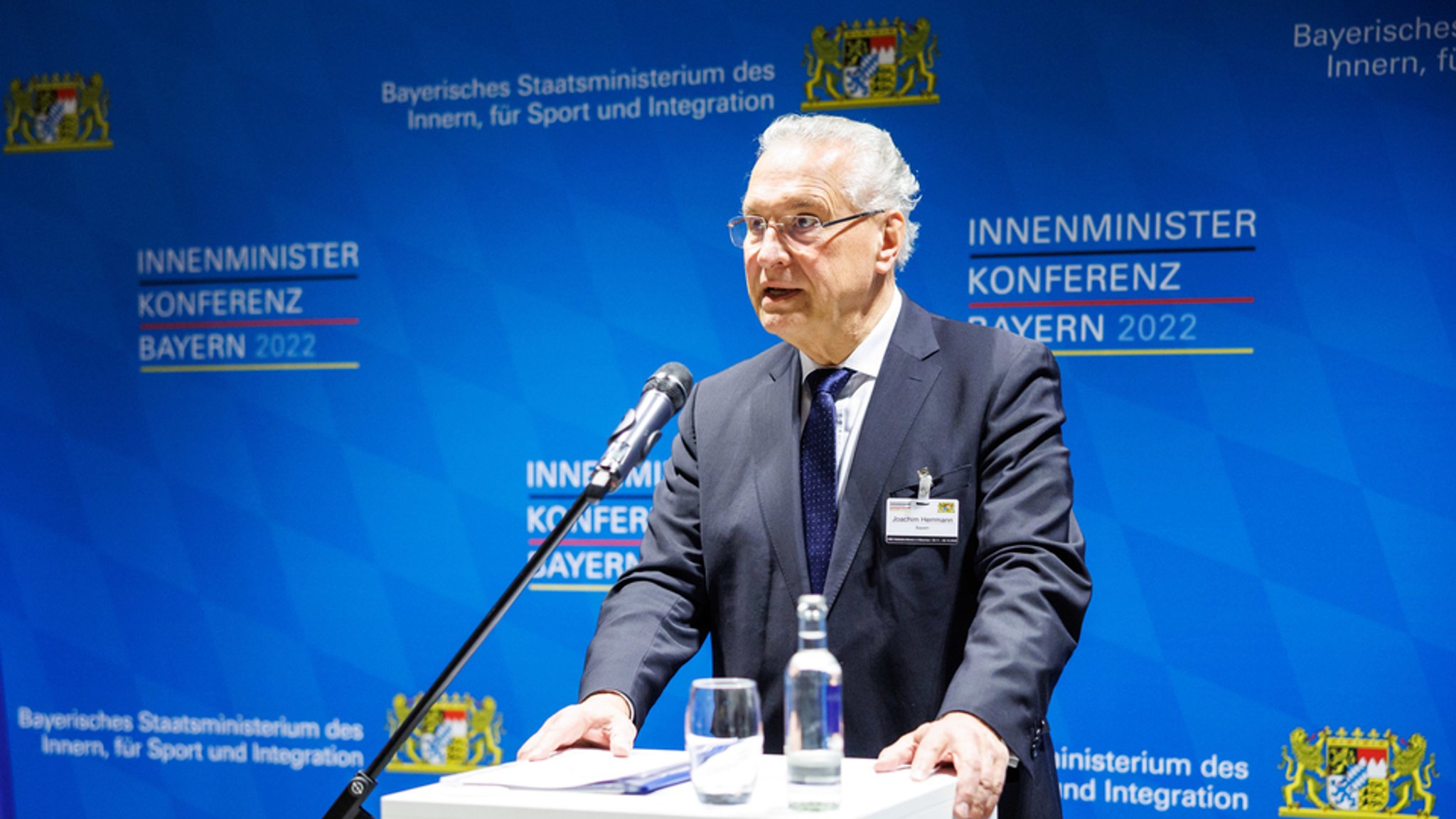 Joachim Herrmann bei der Innenministerkonferenz