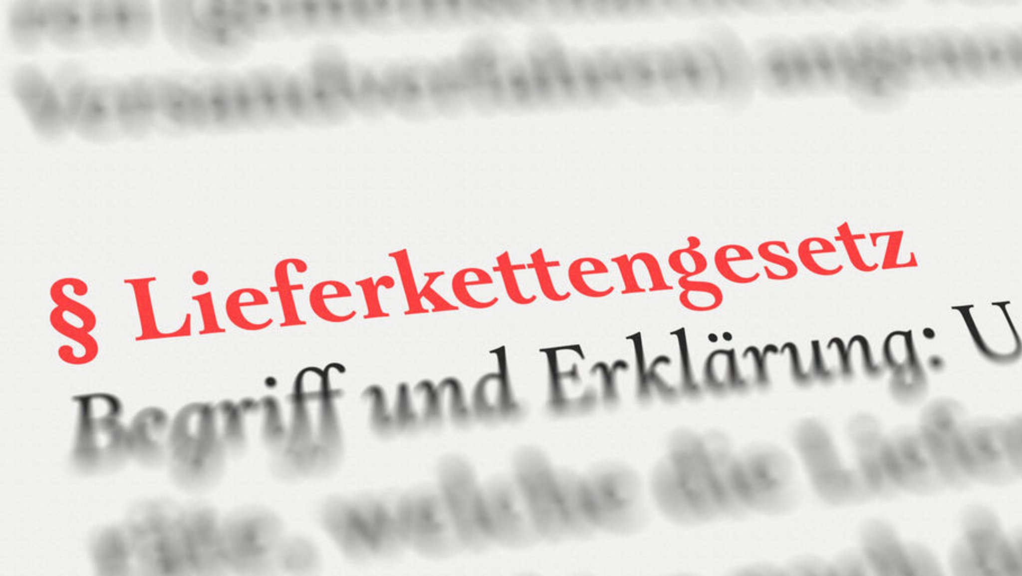 Lieferkettengesetz: Bundesregierung beschließt Abschwächung