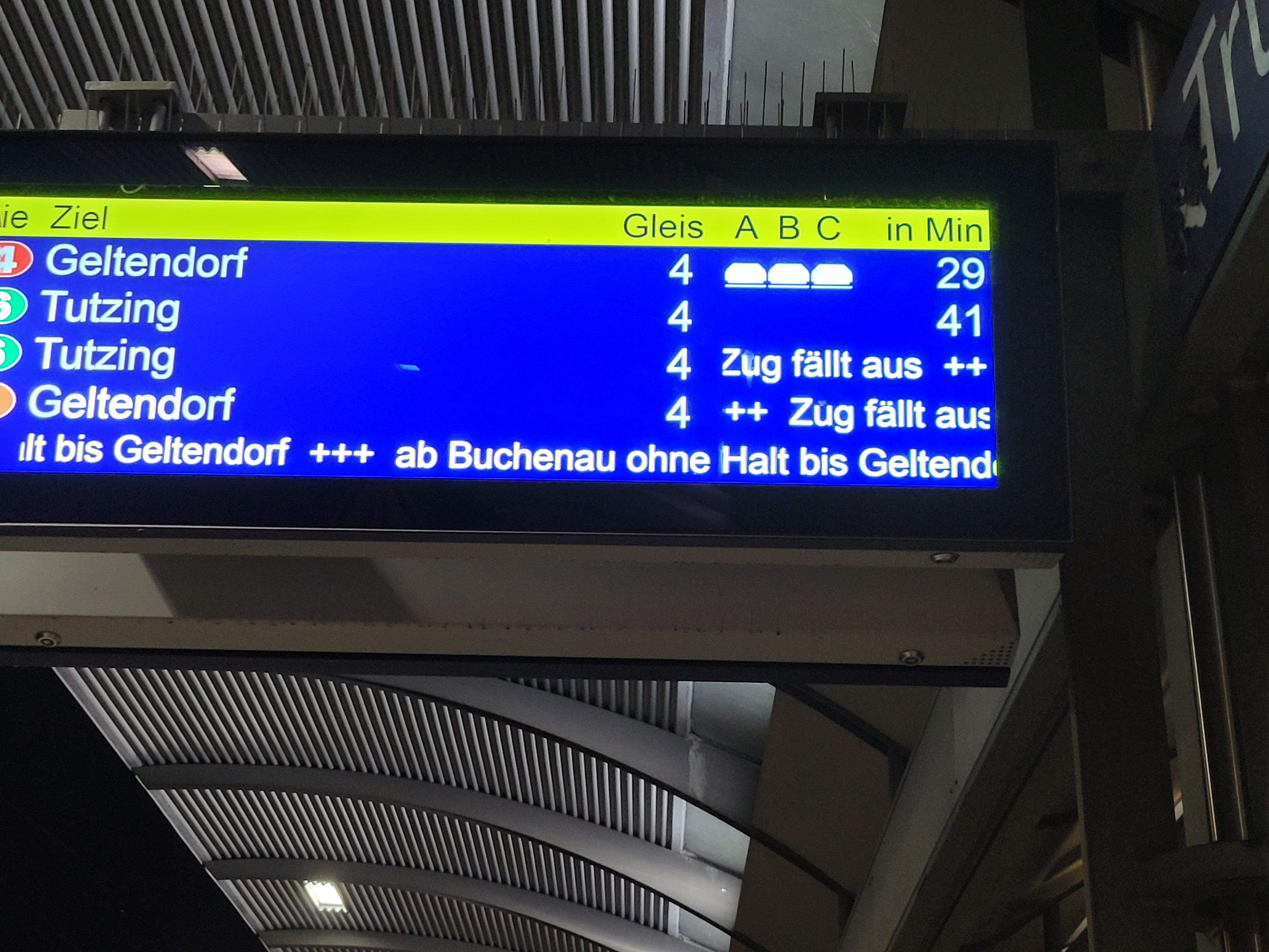 Noch kommt es zu Ausfällen