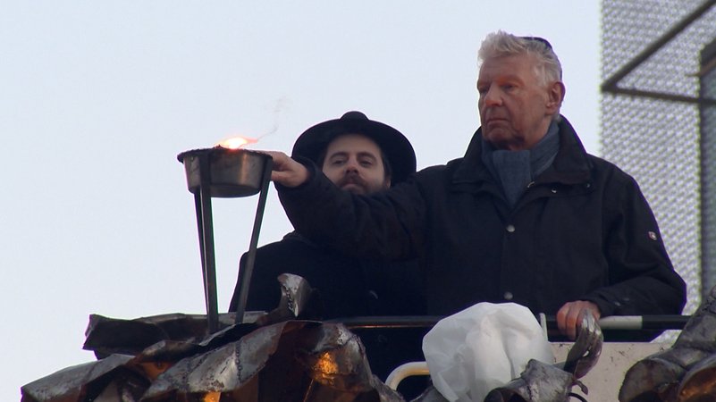 Das jüdische Lichterfest Chanukka hat heute begonnen. | Bild: Bayerischer Rundfunk 2024 Das jüdische Lichterfest Chanukka hat heute begonnen.