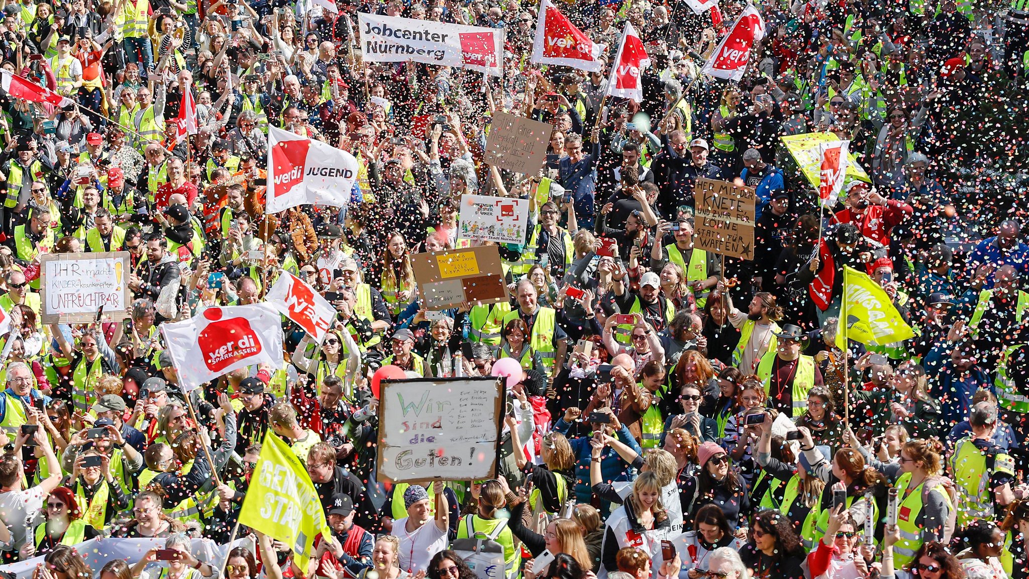 Warnstreik.