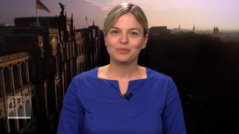 Die bayerische Staatsregierung kippt ihr Klimaziel. Katharina Schulze, Vorsitzende der Grünen im Landtag ist darüber empört. | Bild: BR Die bayerische Staatsregierung kippt ihr Klimaziel. Katharina Schulze, Vorsitzende der Grünen im Landtag ist darüber empört.