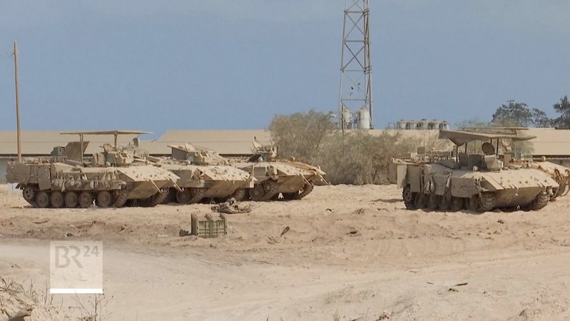 Das israelische Sicherheitskabinett hat grünes Licht für die militärische Einnahme von Gaza-Stadt gegeben. | Bild: BR Das israelische Sicherheitskabinett hat grünes Licht für die militärische Einnahme von Gaza-Stadt gegeben.