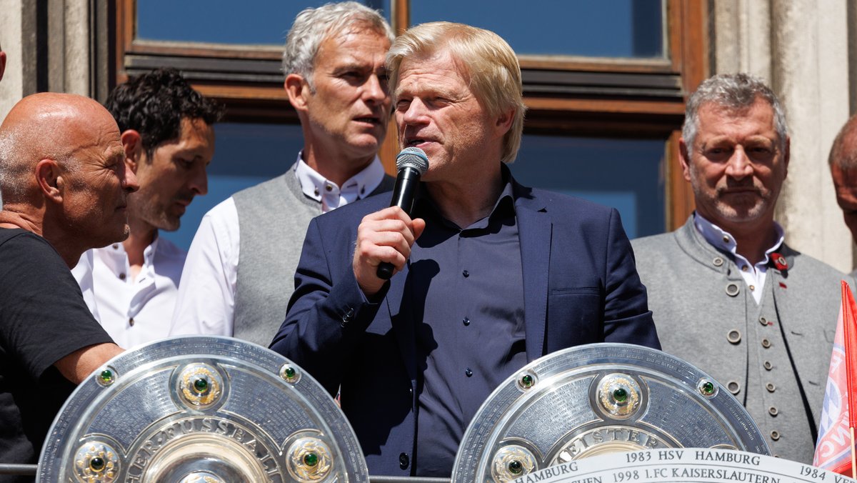 Bayern-Boss Kahn und seine Prophezeiung auf der Meisterfeier