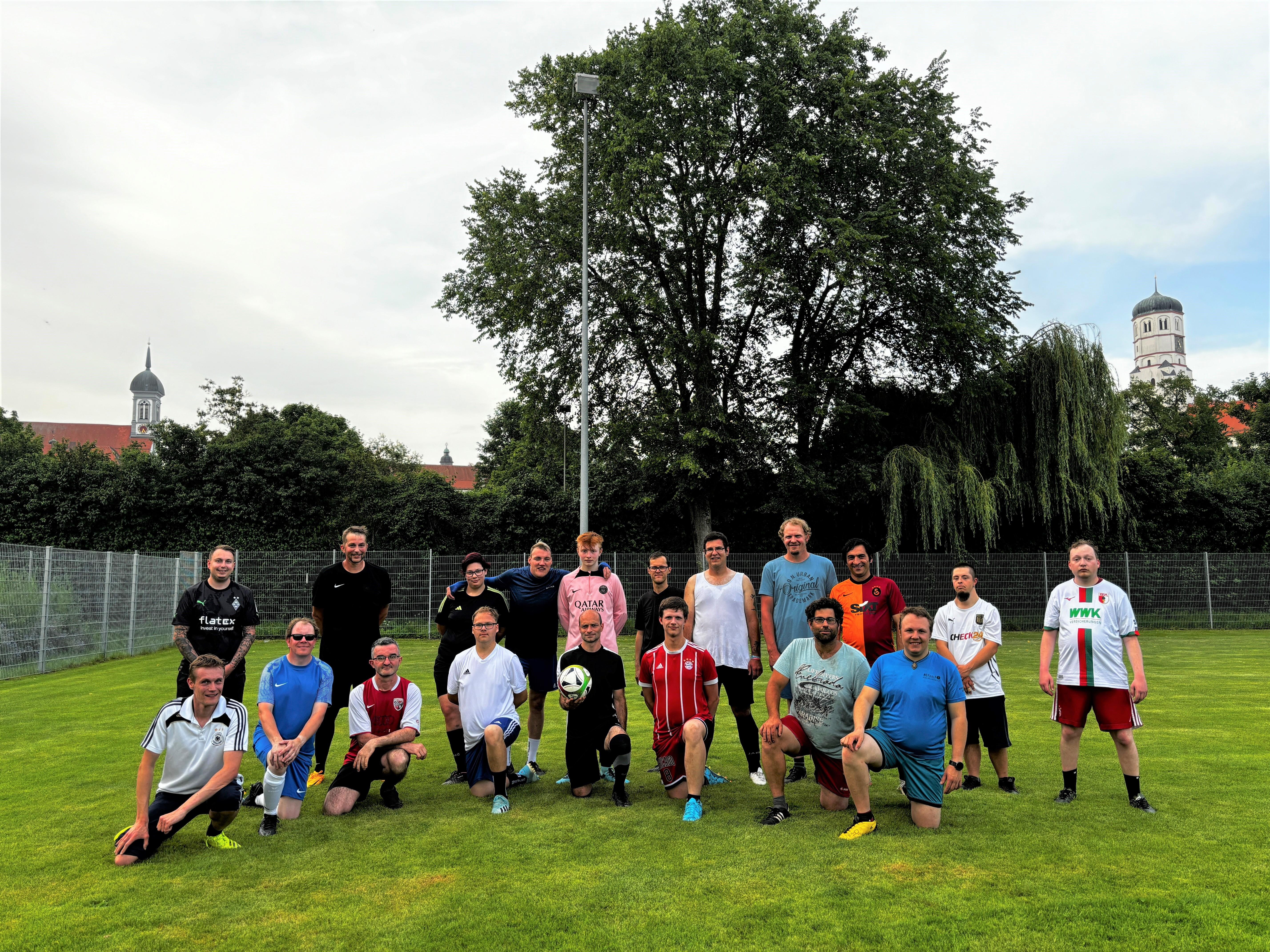 Die Dillinger Regens-Wagner Inklusionsfußballmannschaft