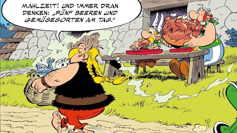 Asterix und Obelix lassen sich ihren Braten noch schmecken, aber damit stehen sie allein da.