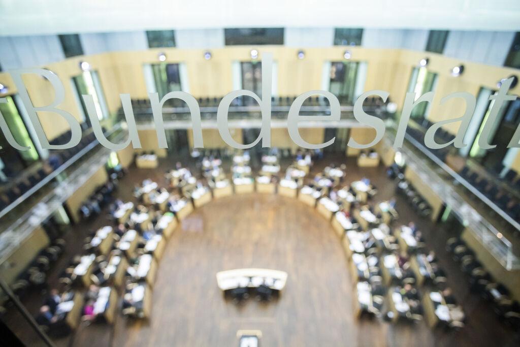 Blick in den Plenarsaal des Bundesrates