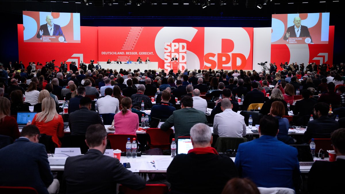 Delegierte beim SPD-Parteitag