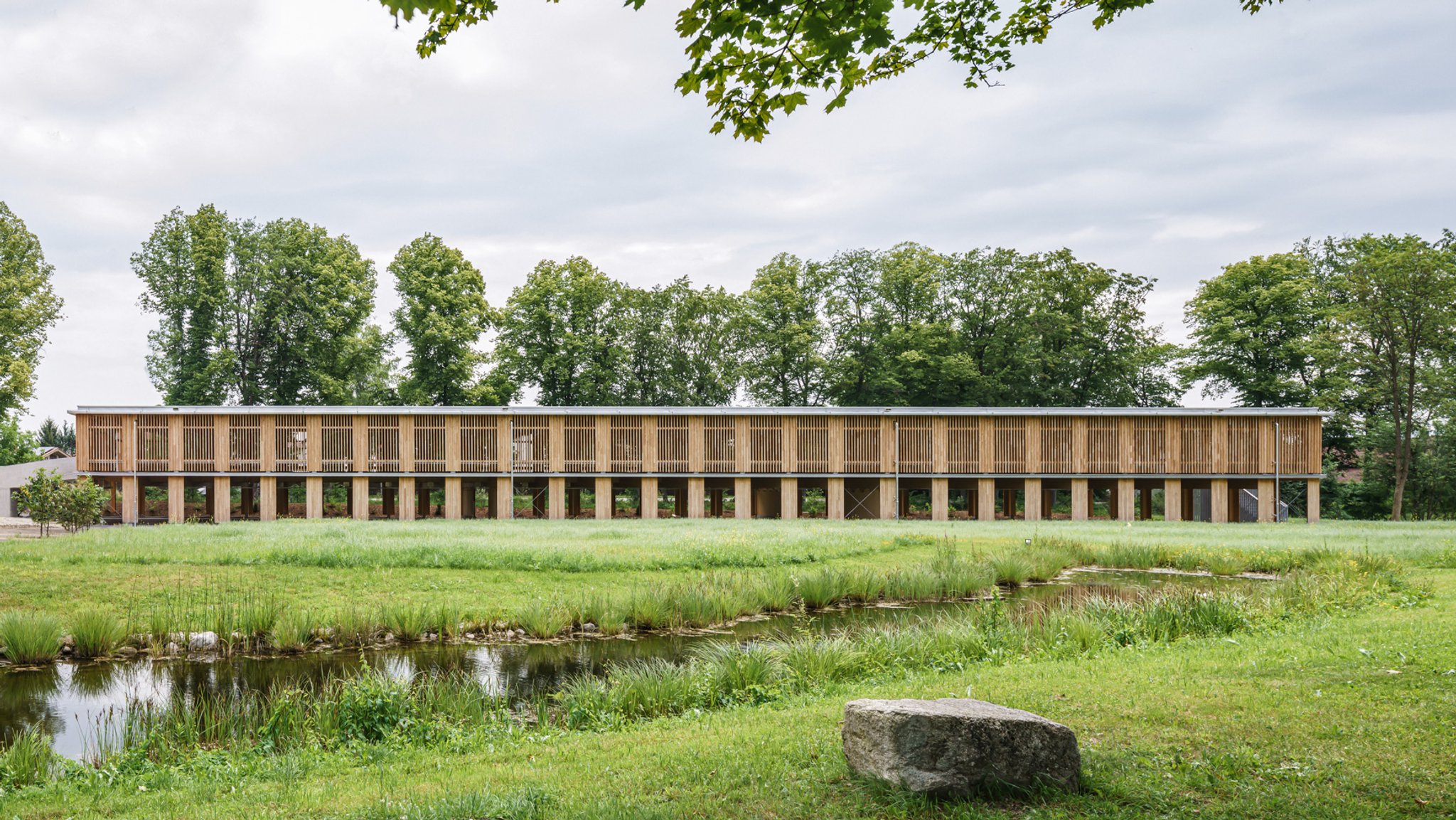 Hier mal in ganzer Schönheit: Das Parkhaus im oberbayerischen Bad Aibling