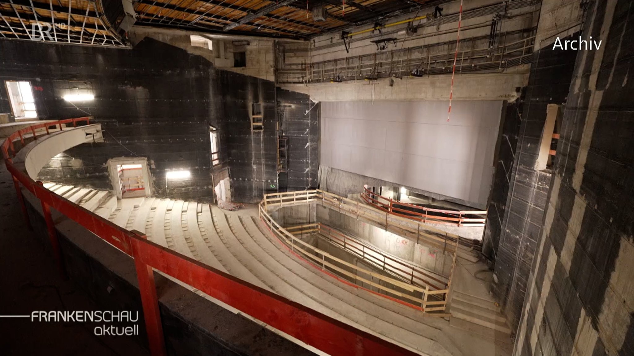 Video zur Sanierung des Mainfranken Theaters aus der Frankenschau aktuell am 8. Oktober 2026. | Bild: BR Video zur Sanierung des Mainfranken Theaters aus der Frankenschau aktuell am 8. Oktober 2026.