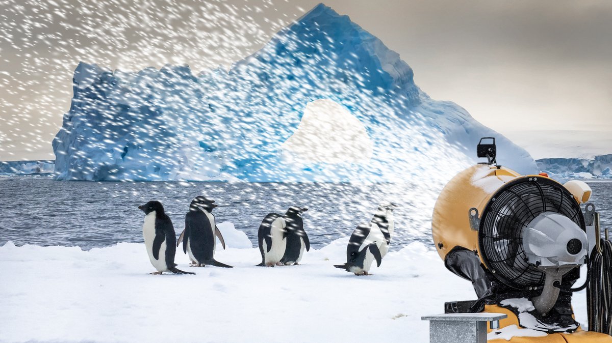 Schneekanonen für die schmelzende Antarktis?
