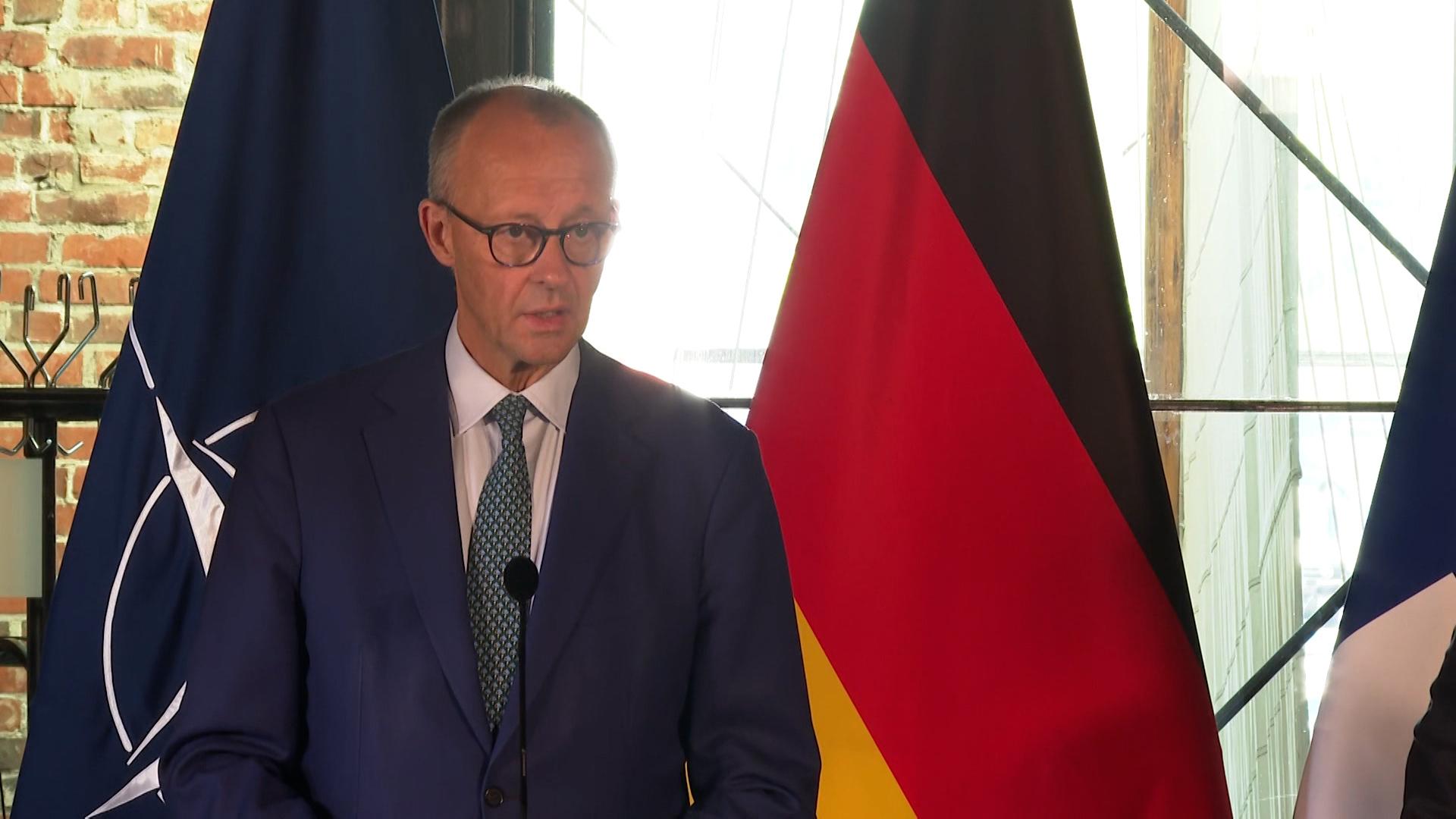 Im Video: Merz zu Reichweitenbeschränkung