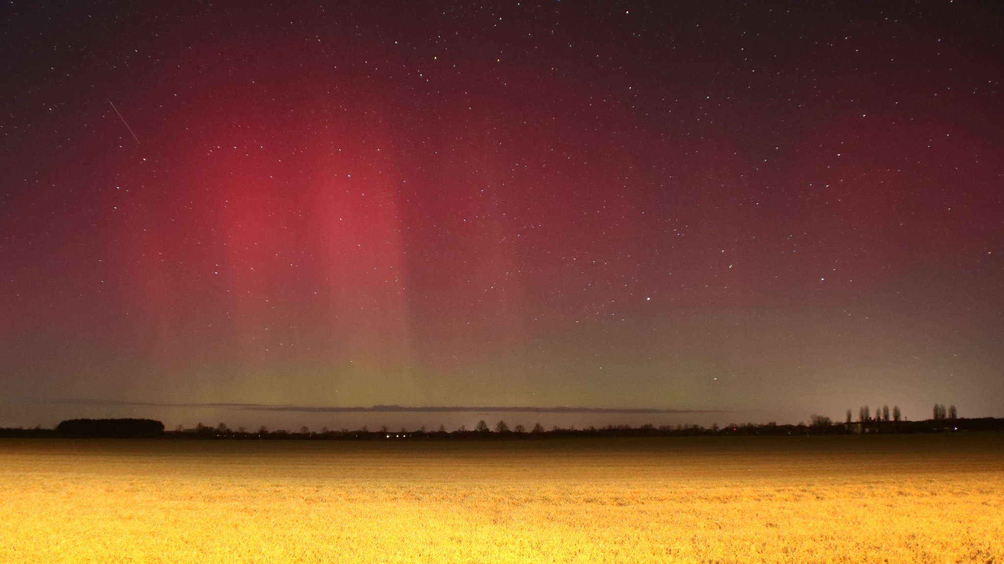 Spektakuläre Aufnahmen: Polarlichter über Deutschland