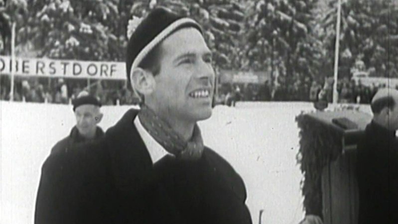 Heini Klopfer war Skispringer und Architekt. | Bild: Bayerischer Rundfunk 2024 Heini Klopfer war Skispringer und Architekt.