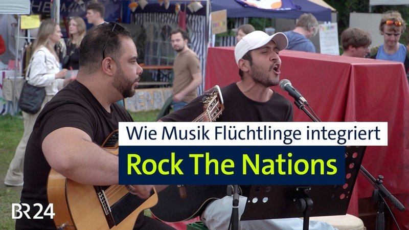 Auftritt der Band "Rock The Nations" beim "Umsonst & Draussen"-Festival in Würzburg am Wochenende.