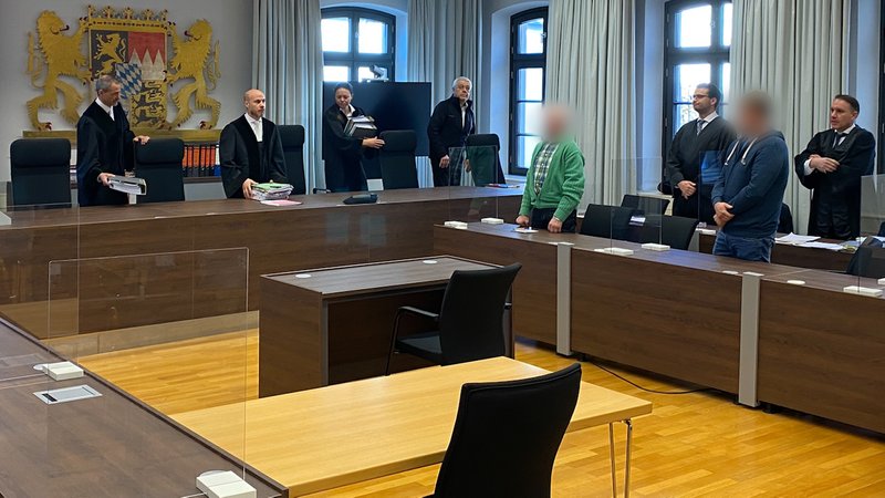 Sitzungssaal im Landgericht Memmingen
