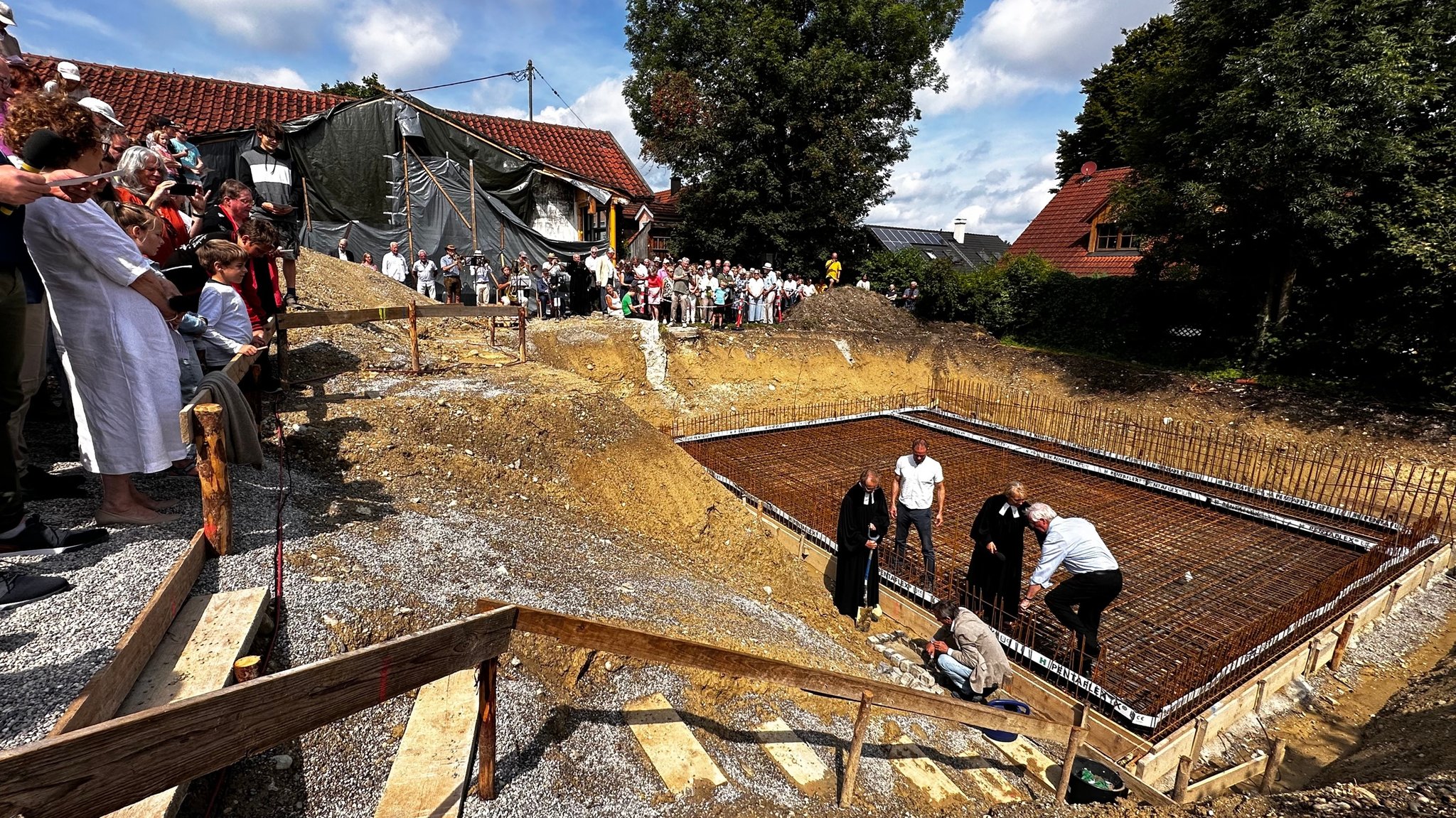 Nach Brand: Holzkirche in Utting wird wiederaufgebaut