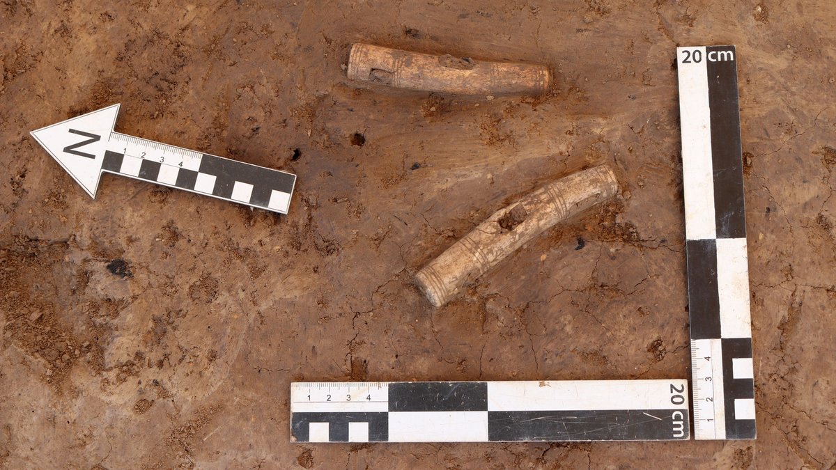 Archäologische Funde: Tresenknebel aus Knochen