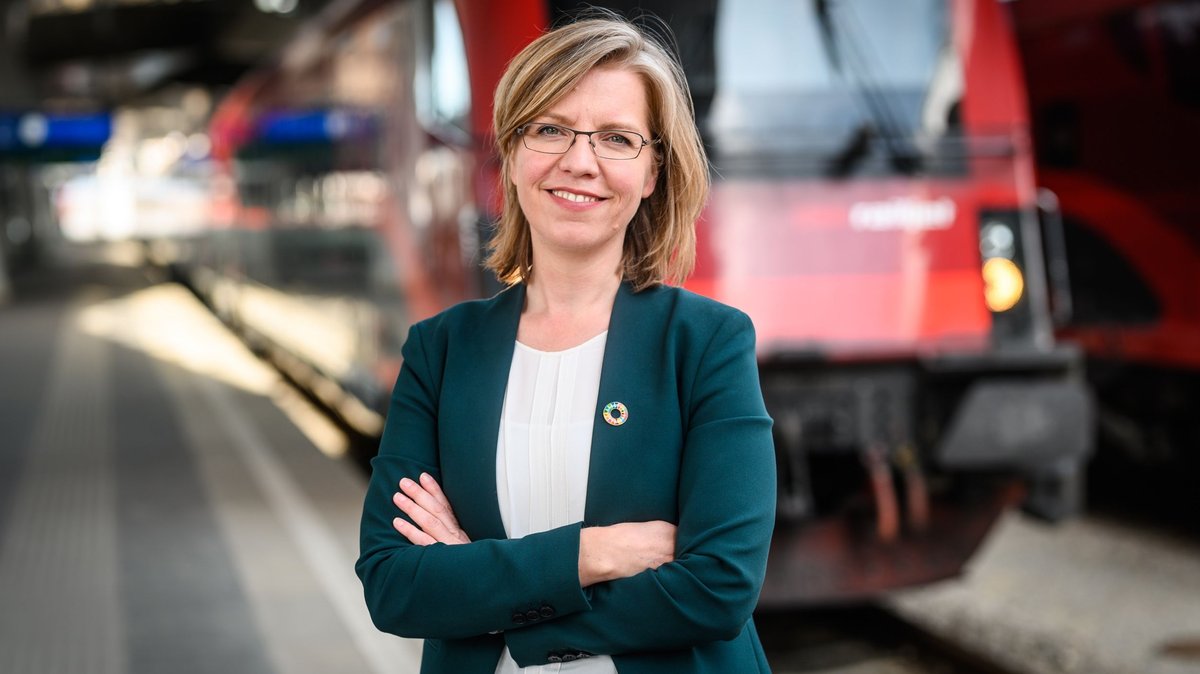 Die österreichische Umweltministerin Leonore Gewessler