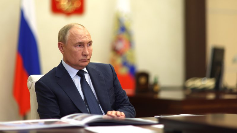 Russland Präsident Wladimir Putin. | Bild: picture alliance / ZUMAPRESS.com | Gavriil Grigorov/Kremlin Pool Russland Präsident Wladimir Putin.