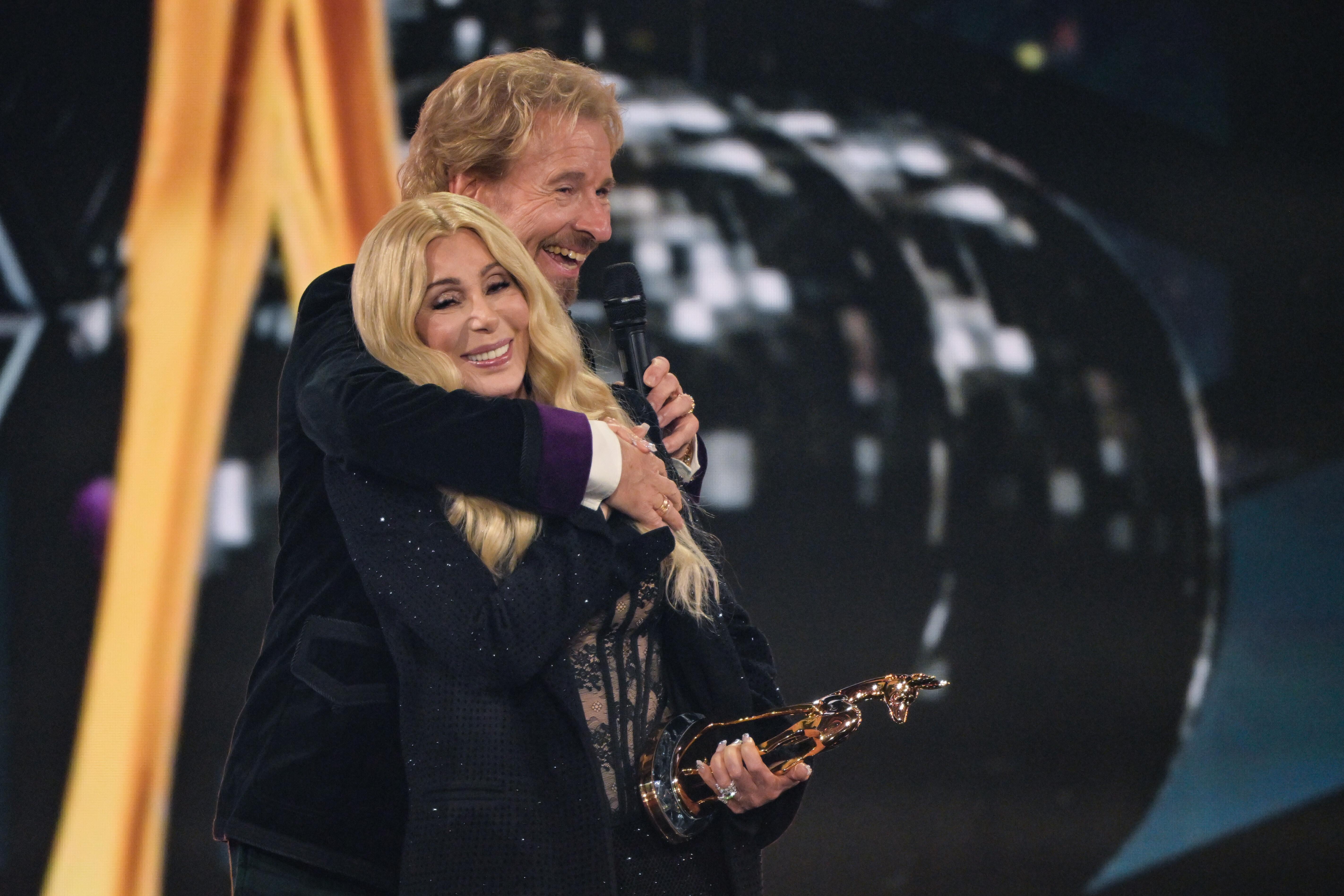 Thomas Gottschalk und Cher.