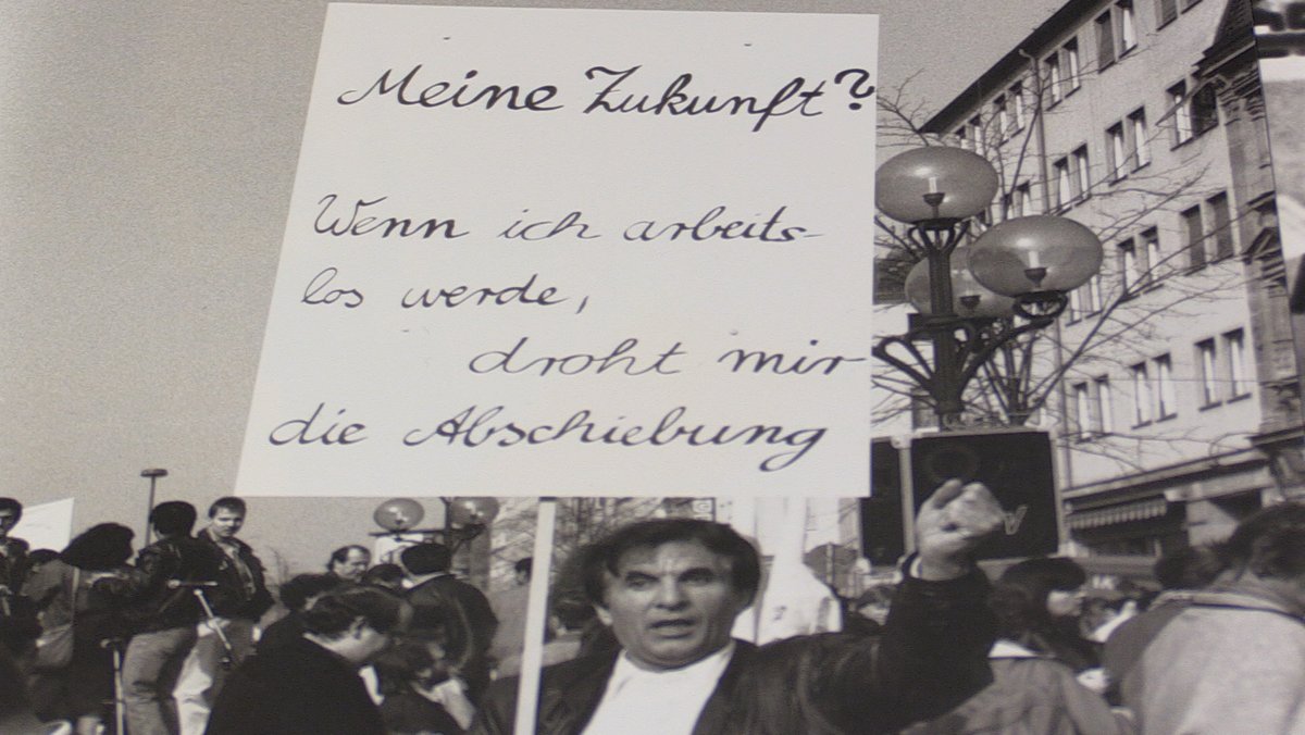 Demonstration des Ausländerbeirats Nürnberg
