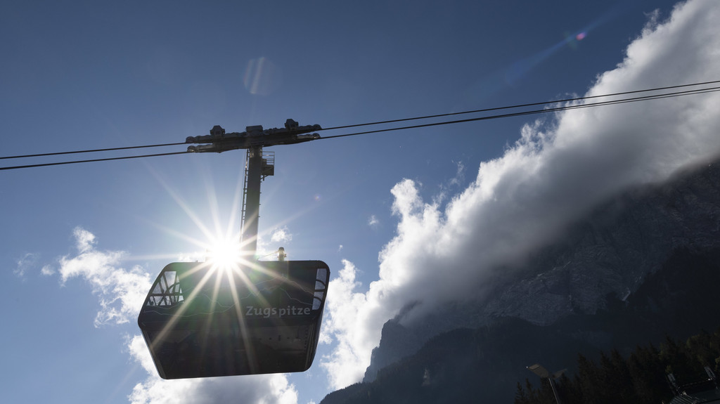 Zugspitzbahn. | Bild: pa/dpa/Martin Hangen Zugspitzbahn.