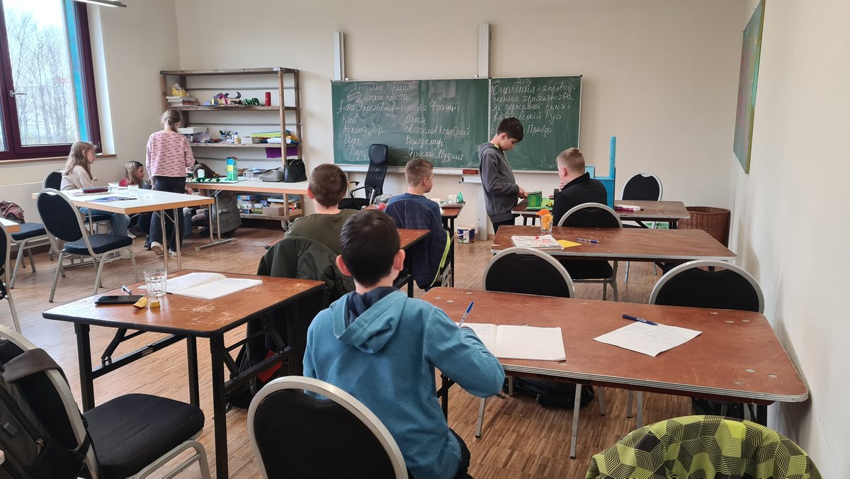Der "Verein für Bildung, Betreuung und Erziehung von Kindern aus Krisengebieten" bietet schulische Betreuung für ukrainische Kinder.