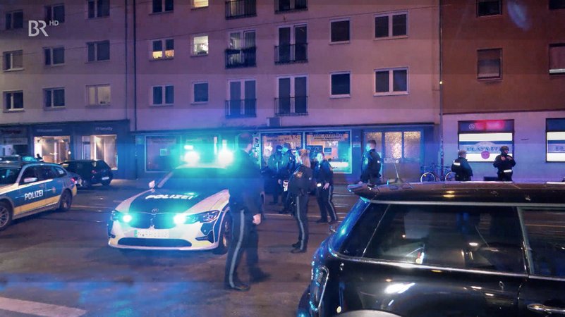 Polizeieinsatz in Südstadt.