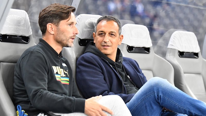 Stefan Leitl und Rachid Azzouzi | Bild: picture-alliance/dpa Stefan Leitl und Rachid Azzouzi